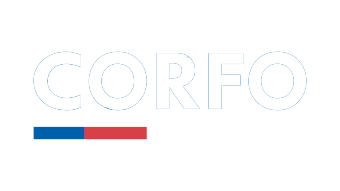 Logo de Corfo (Blanco)